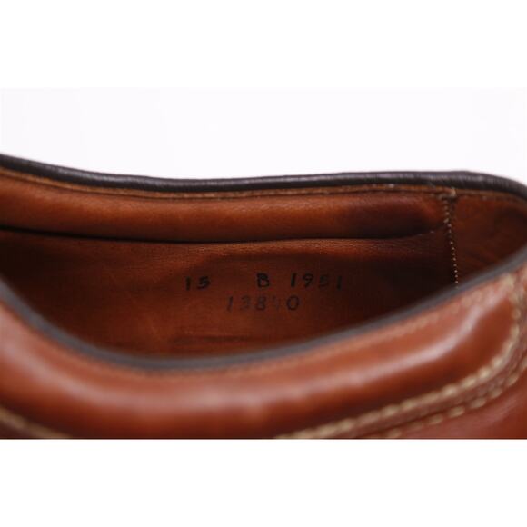 Allen Edmonds Wilbert Chilli Brown Lace Up Oxford Dress Shoes Rubber Soles 15 B main image 11
